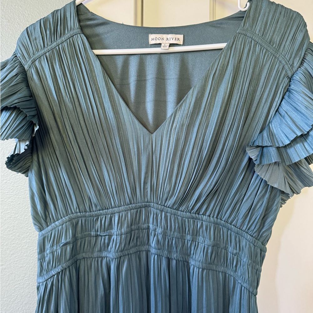 Ombré green dress